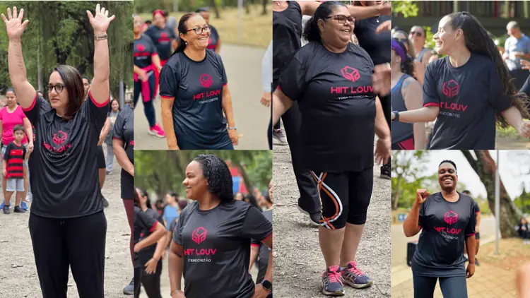 Alunas do HIIT LOUV treinando juntas