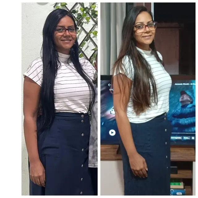 Antes e depois da Lana